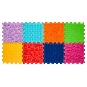 Masážní podložka “Ortek Mix Puzzle” 8 prvků Měkká