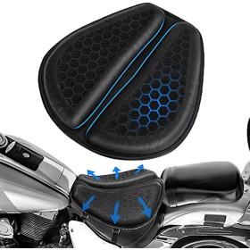 Gelový polštář Plástve na sedlo motocyklu nebo mopedu