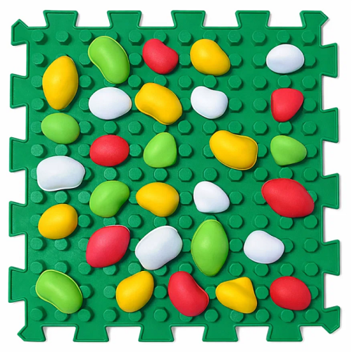 Masážní podložka Ortek Multi Mix 6 dílů + 6 sektorů Puzzle PLÁSTVE + Kameny jako dárek