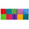 Masážní podložka Ortek Mix Puzzle, 10 dílů + modul Kameny