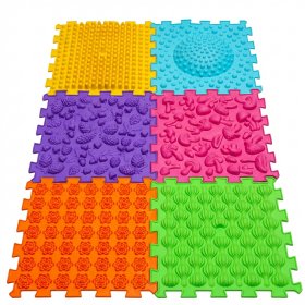 Masážní podložka Ortek Mega Mix Puzzle, 6 dílů, AKTUALIZOVANÁ
