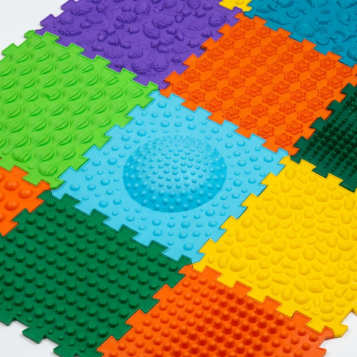 Masážna podložka Ortek Mega Mix Puzzle, 12 dielov, AKTUALIZOVANÁ Fyzioterapie psů