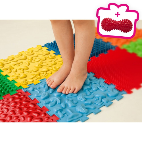 Masážní koberec Ortek "Puzzle Mix" 8 modulů
