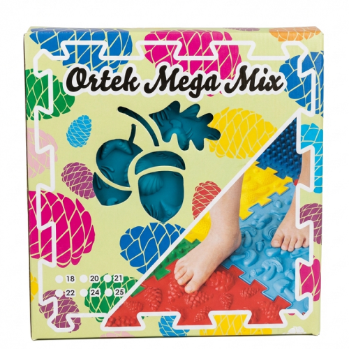 Masážní podložka Ortek Multi Mix 12 dílů + 8 sektorů
