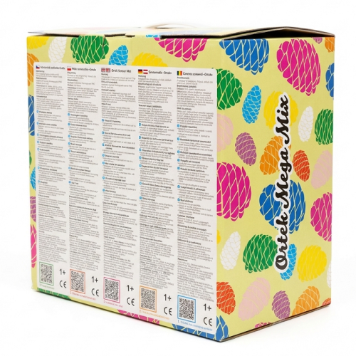 Masážní podložka Ortek Mega Mix Puzzle 12 dílů + 8 sektorů PASTEL