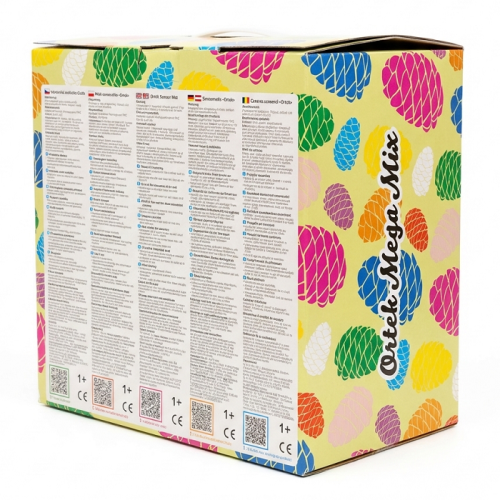 Masážní podložka Ortek Mix Puzzle 8 dílů + 8 sektorů PASTEL