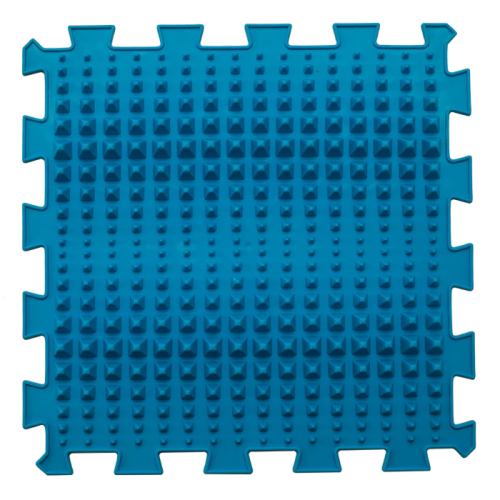 Masážní ortopedické podložky "Puzzle Mix" 6 modulů Modrý oblázk
