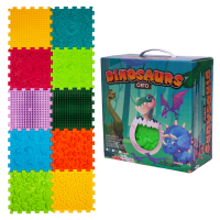 Masážní podložka Ortek Dinosauři Puzzle 10 prvků