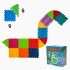 Masážní podložka Ortek Dinosauři Puzzle 9 prvků + 6 trojúhelníků