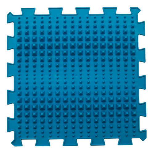 Masážní podložka Ortek Dinosauři Puzzle 10 prvků + 6 trojúhelníků 