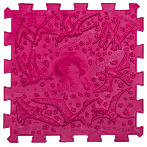 Masážní podložka Ortek Dinosauři Puzzle 12 prvků