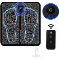 Elektrostimulační masáž nohou a masážní podložka na chodidla pro zlepšení krevního oběhu