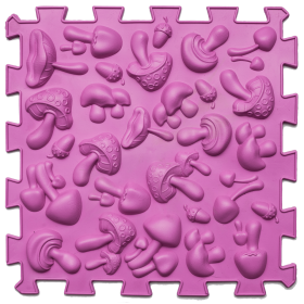 Masážní ortopedická podložka "Puzzle Mix" Houby 1 modul
