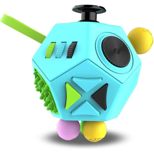 Fidget kostka pro rozvoj jemné motoriky Senzorická antistresová hračka