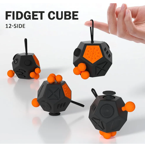 Fidget kostka pro rozvoj jemné motoriky Senzorická antistresová hračka