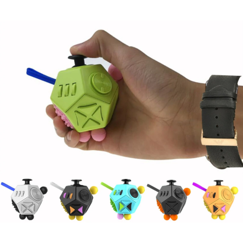 Fidget kostka pro rozvoj jemné motoriky Senzorická antistresová hračka