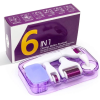Derma roller pro mikrojehličkování 6 v 1 na obličej a tělo