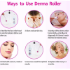 Derma roller pro mikrojehličkování 6 v 1 na obličej a tělo