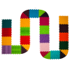Masážní podložka Ortek Puzzle 18 prvků + 10 trojúhelníků