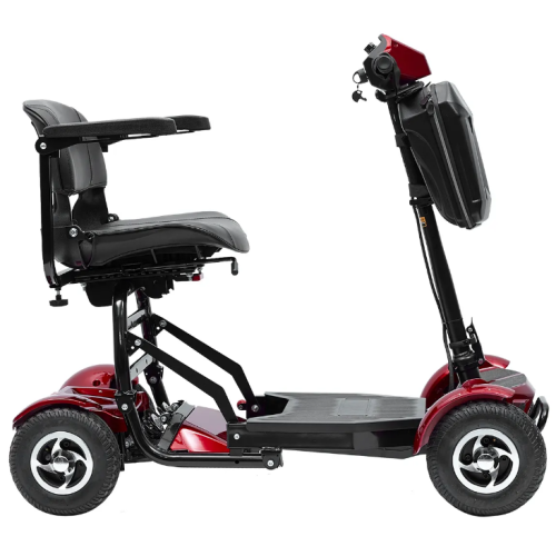 Elektrický skútr robustní (nosnost až 150 kg) čtyřkolový pro seniory a zdravotně postižené osoby MS 309