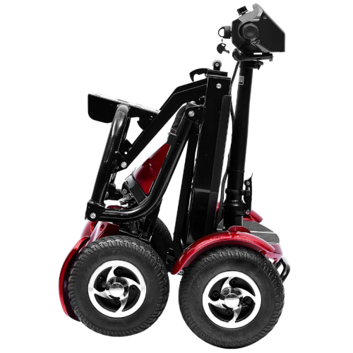 Elektrický skútr robustní (nosnost až 150 kg) čtyřkolový pro seniory a zdravotně postižené osoby MS 309