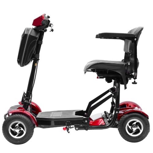 Elektrický skútr robustní (nosnost až 150 kg) čtyřkolový pro seniory a zdravotně postižené osoby MS 309