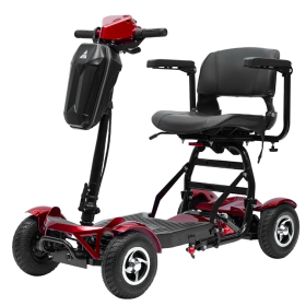 Elektrický skútr robustní (nosnost až 150 kg) čtyřkolový pro seniory a zdravotně postižené osoby MS 309