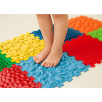 Masážní ortopedická podložka Ortek "Puzzle Mix" 8 modulů