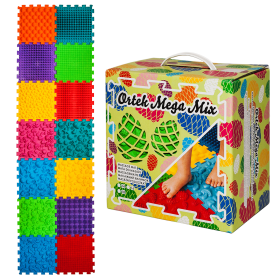 Masážní ortopedické podložky Ortek Puzzle "Mega Mix" 14 modulů