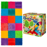 Masážní ortopedická podložka Ortek Puzzle "Mega Mix" 18 modulů