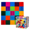Masážní ortopedická podložka Ortek "Puzzle Mix" 25 modulů