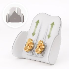 Elektrický masážní polštář s technologií Shiatsu a funkcí vyhřívání zad