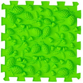 Masážní ortopedická podložka "Puzzle Mix" Žaludy 1 modul