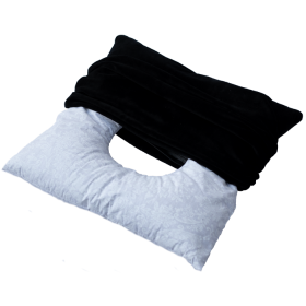 Ortopedický rektální pohankový polštář v potahu Zdravotní podsedák na židli a na zip Ortek 40х40cm