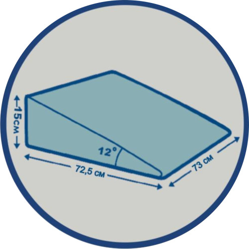 Ortopedický polštář Klín antireflux Široký Ortek j2540SW Klinový podhlavník