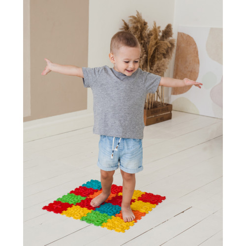 Masážní podložka Puzzle Ortek Matematika 32 modulů
