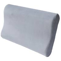 Ortopedický polštář s paměťovým efektem s válečky pro dospělé měkký 58х40cm XL Oblak Olvi J2526 Šedý