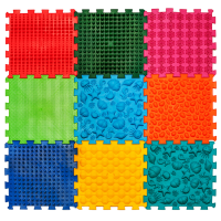 Masážní ortopedická podložka Ortek "Puzzle Mořské" 9 modulů