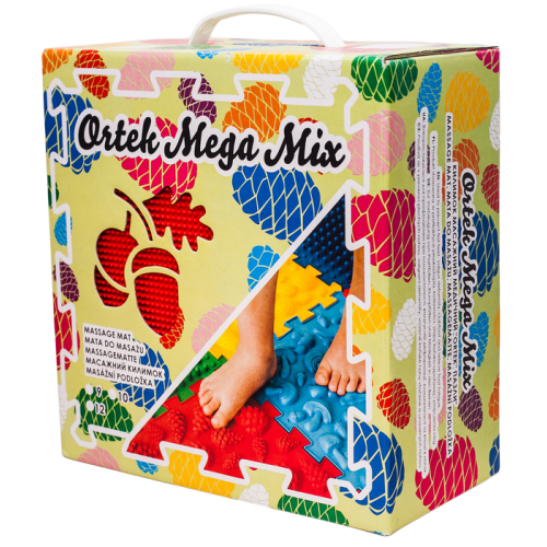 Masážní ortopedické podložky Ortek Puzzle "Mega Mix" 12 modulů