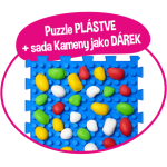 Puzzle PLÁSTVE 1 díl + sada modulů Kameny jako DÁREK