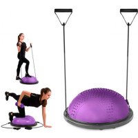 Balanční podložka BOSU na fitness a gymnastiku  D 59 cm nafukovací s pumpičkou