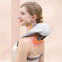 Masážní přístroj na krk a ramena s funkcí vyhřívání PRO Válečkový masážní přístroj Shiatsu