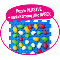 Puzzle PLÁSTVE 1 díl + sada modulů Kameny jako DÁREK